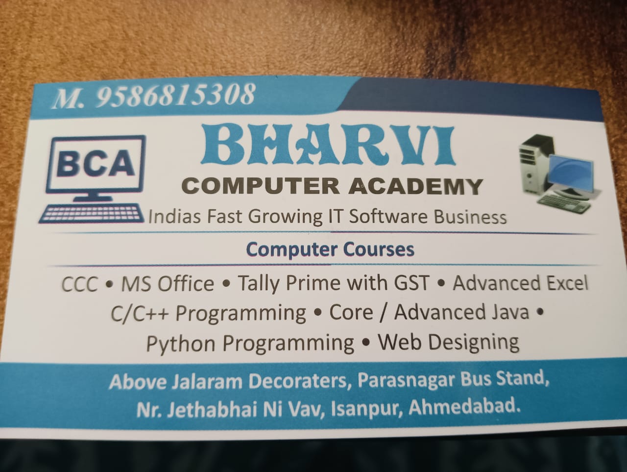 BHARVI COMPUTER ACADEMY